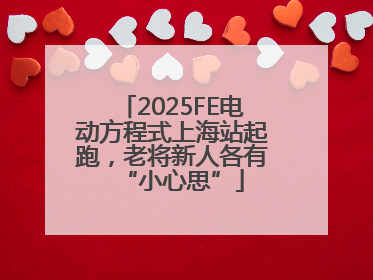 2025FE电动方程式上海站起跑，老将新人各有“小心思”